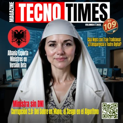 Portada TecnoTimes Nº109 – Ministra de IA y corrupción algorítmica