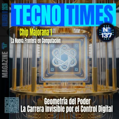 Portada TecnoTimes Nº 137 sobre el Chip Majorana 1 y la nueva frontera de la computación cuántica