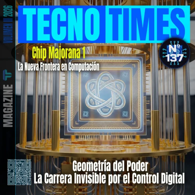 Portada TecnoTimes Nº 137 sobre el Chip Majorana 1 y la nueva frontera de la computación cuántica